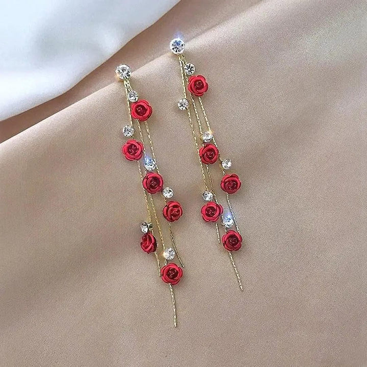 עגילי Rose Cascade אלגנטיים