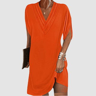 אופיר™ | שמלת חצי שרוול אלגנטית