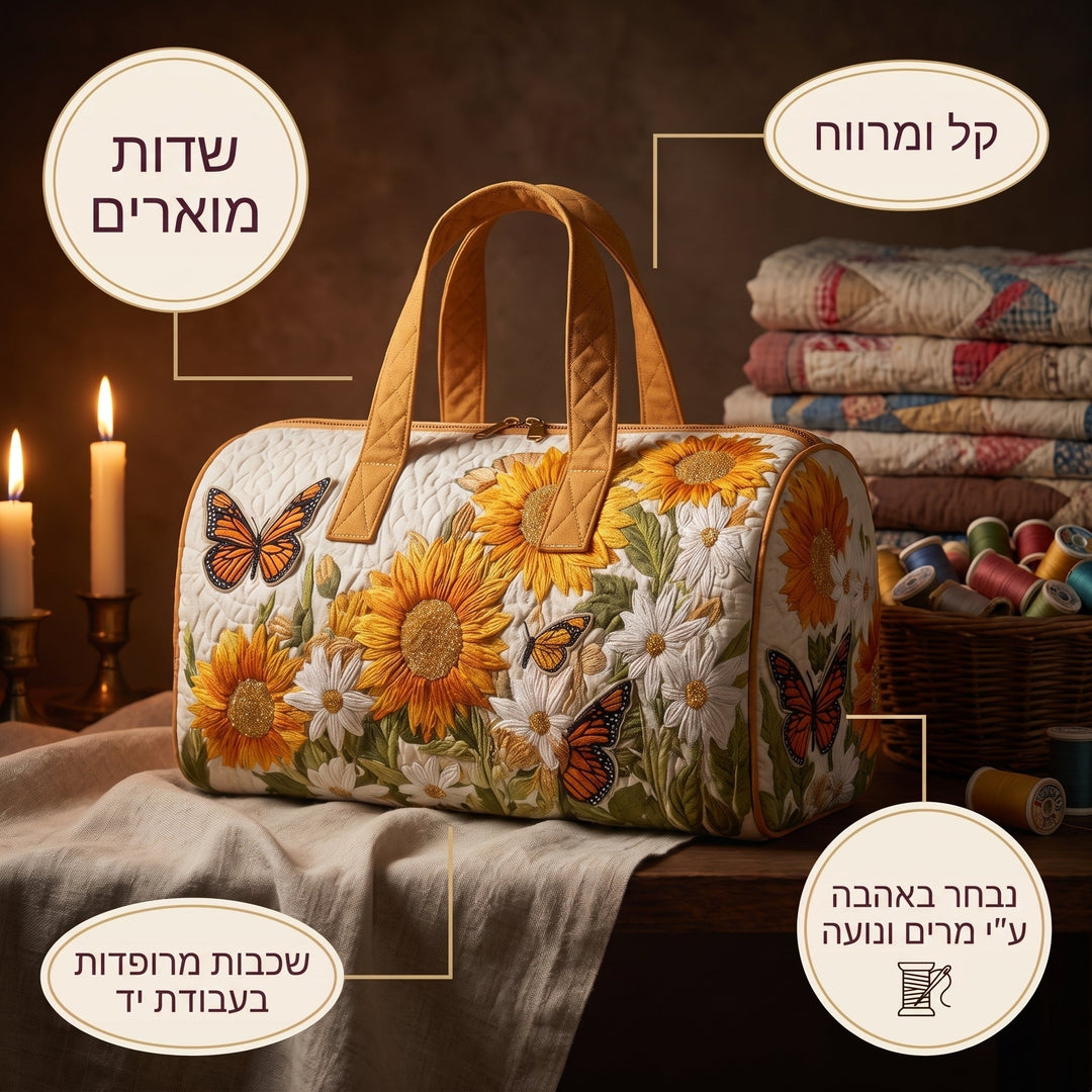 שדות מוארים | תיק נסיעות מרופד