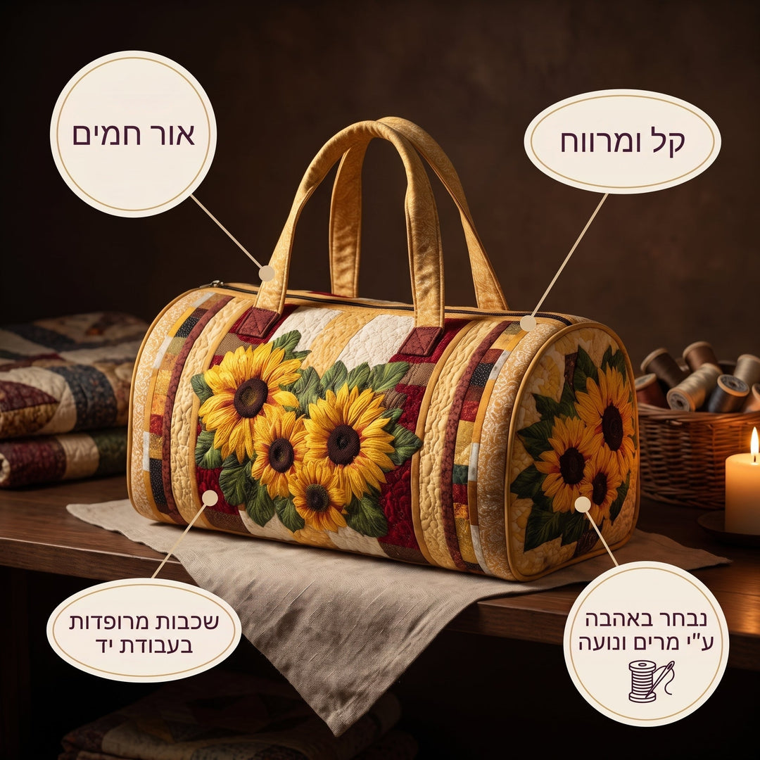 אור חמים | תיק נסיעות מרופד